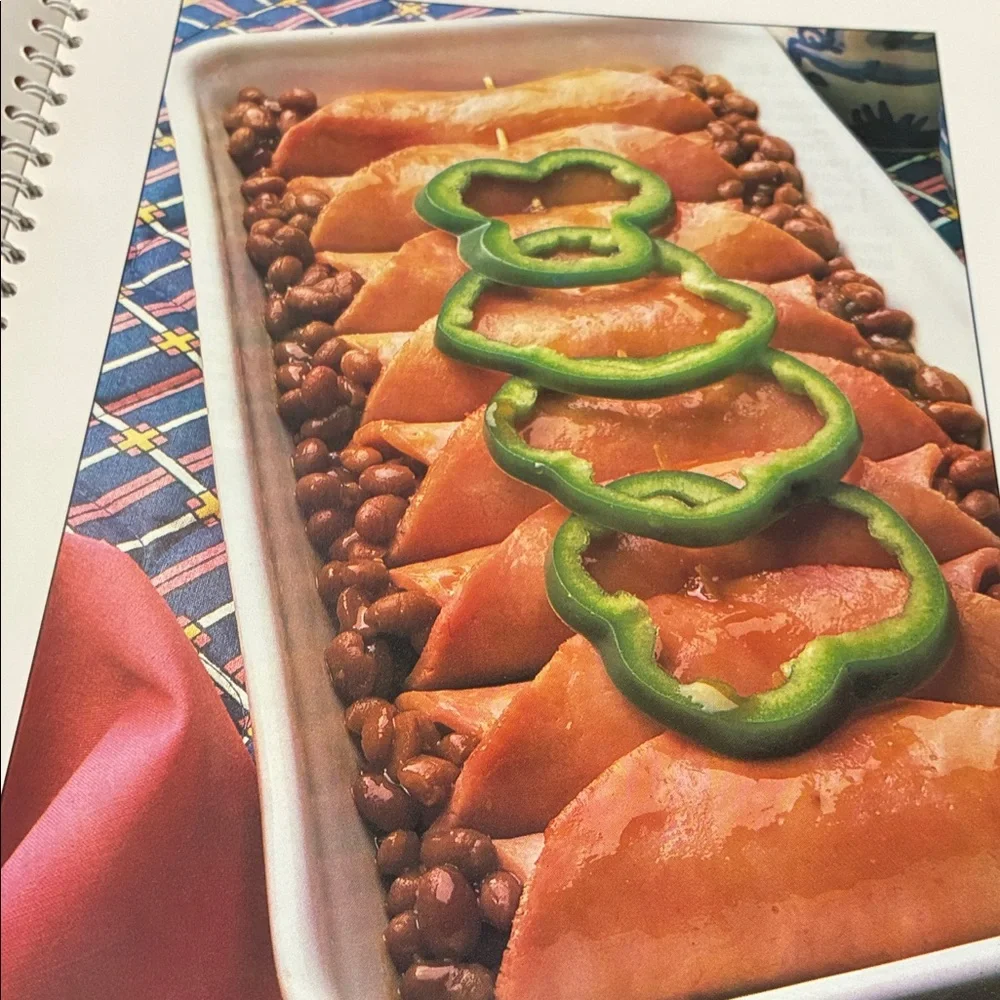 Vintage set of three spiral bound cookbooks